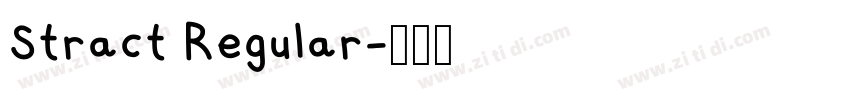 Stract Regular字体转换 Stract Regular字体转换